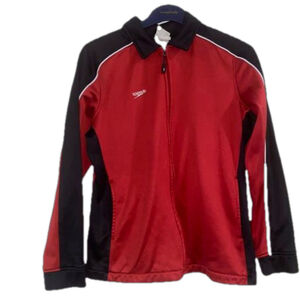 Speedo Athletic Jacket Red and Black Size S